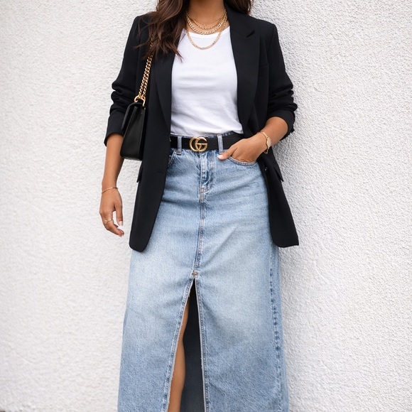 BDG Dresses & Skirts - Women's Denim Maxi Skirt BDG Urban Outfitters Maxi Skirt‎ - Medium- CutOut